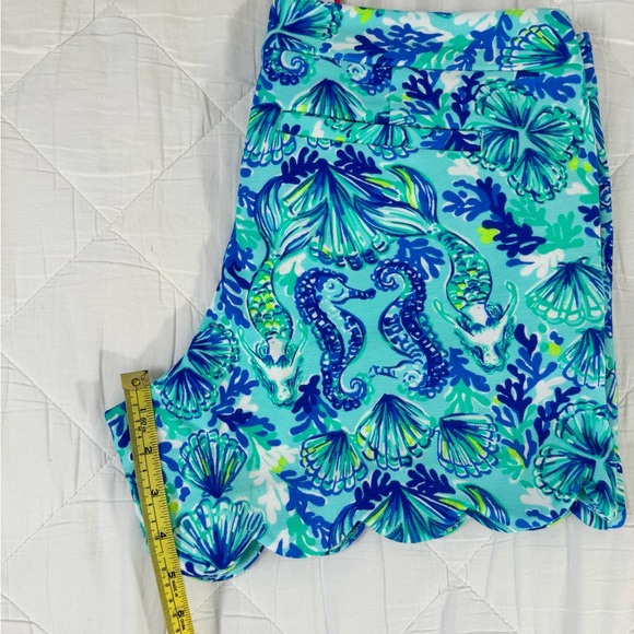 Bundle Lilly Pulitzer Blue and Green Bermuda Shorts Vibrant Patter - Picture 9 of 11